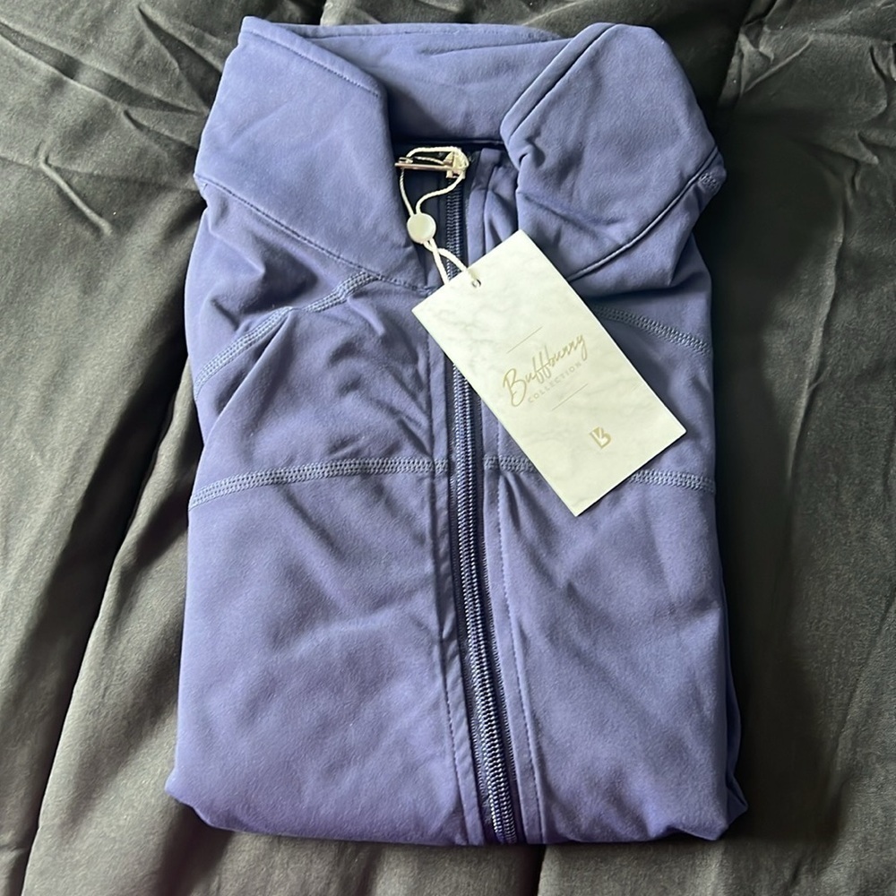 Buffbunny Phantom Jacket Nebula Navy Blue Medium athletic jacket long sleeve - Picture 14 of 14